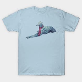 Greyhound's Cozy Christmas T-Shirt